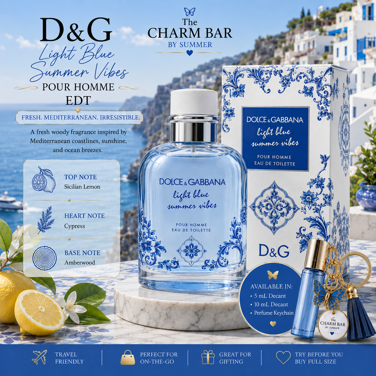 D&G Light Blue Summer Vibes Pour Homme EDT