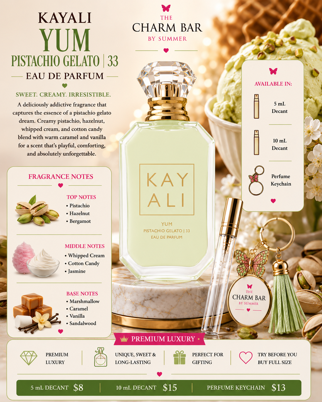 Kayali Yum Pistachio Gelato | 33 EDP